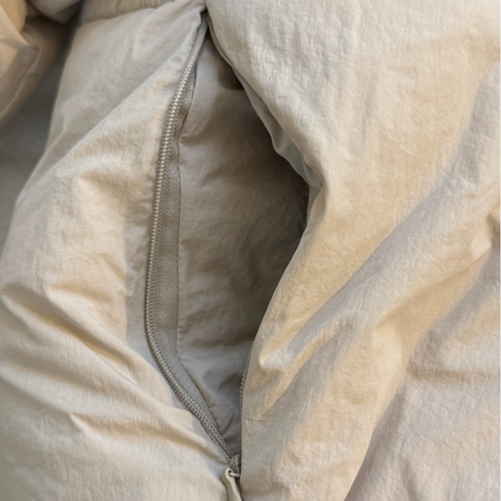 Zara Women's Light Beige Puffer Jacket with hood NWT - Picture 10 of 16